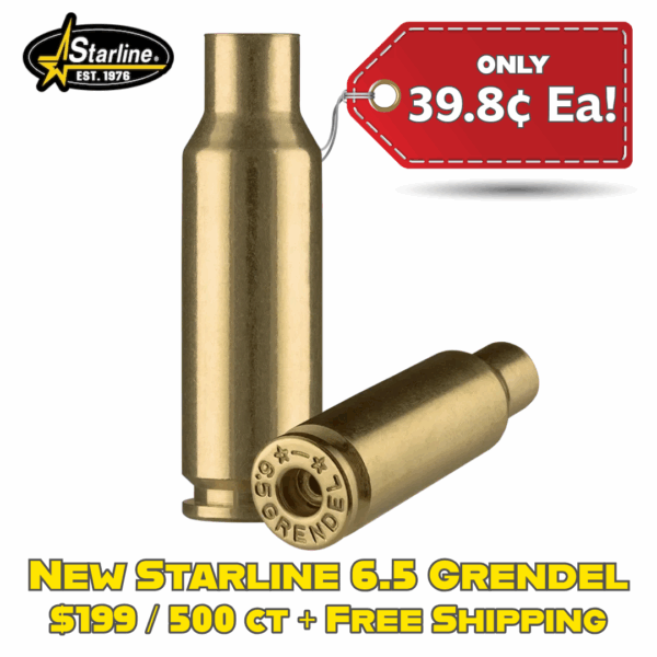 Starline 6.5 Grendel Brass