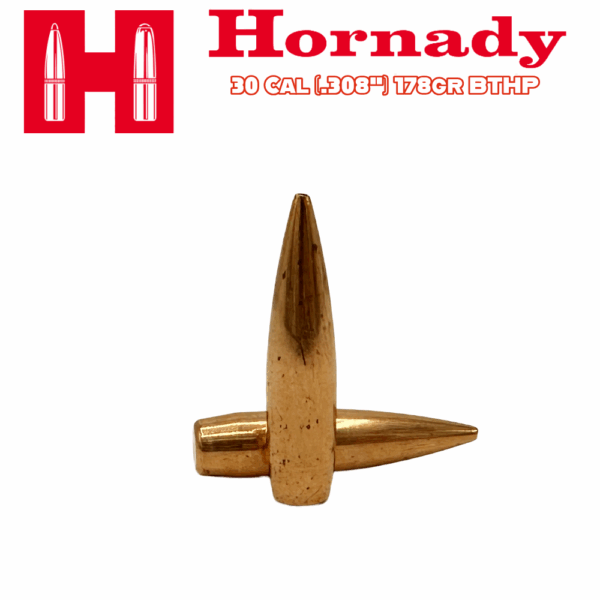 Hornady 30 Cal (.308") 178gr HPBT Match - 100 ct