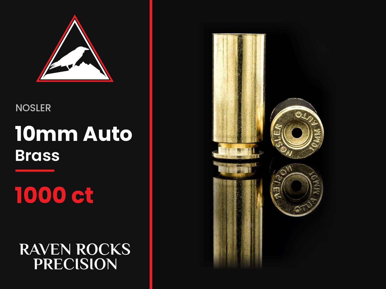 Nosler 10mm Auto Brass - 1000 ct-img-0