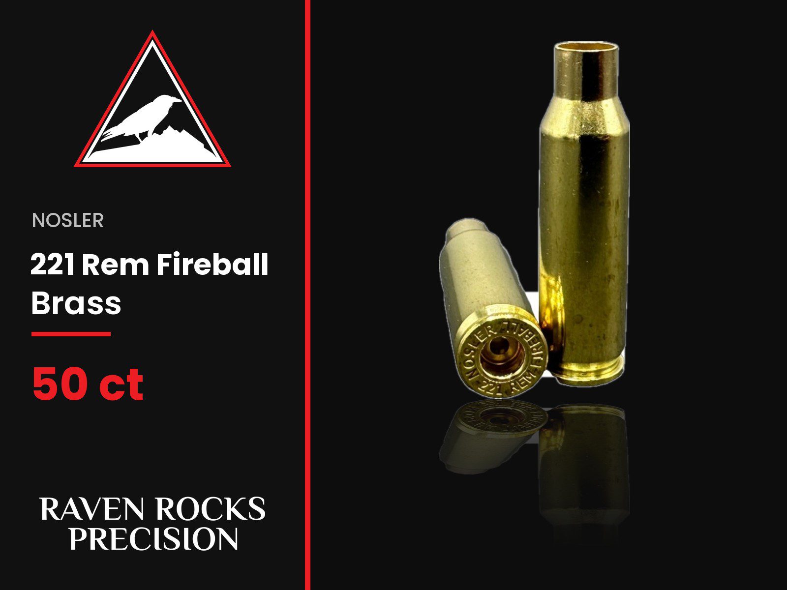 Nosler 221 Rem Fireball Brass - 50 ct-img-0